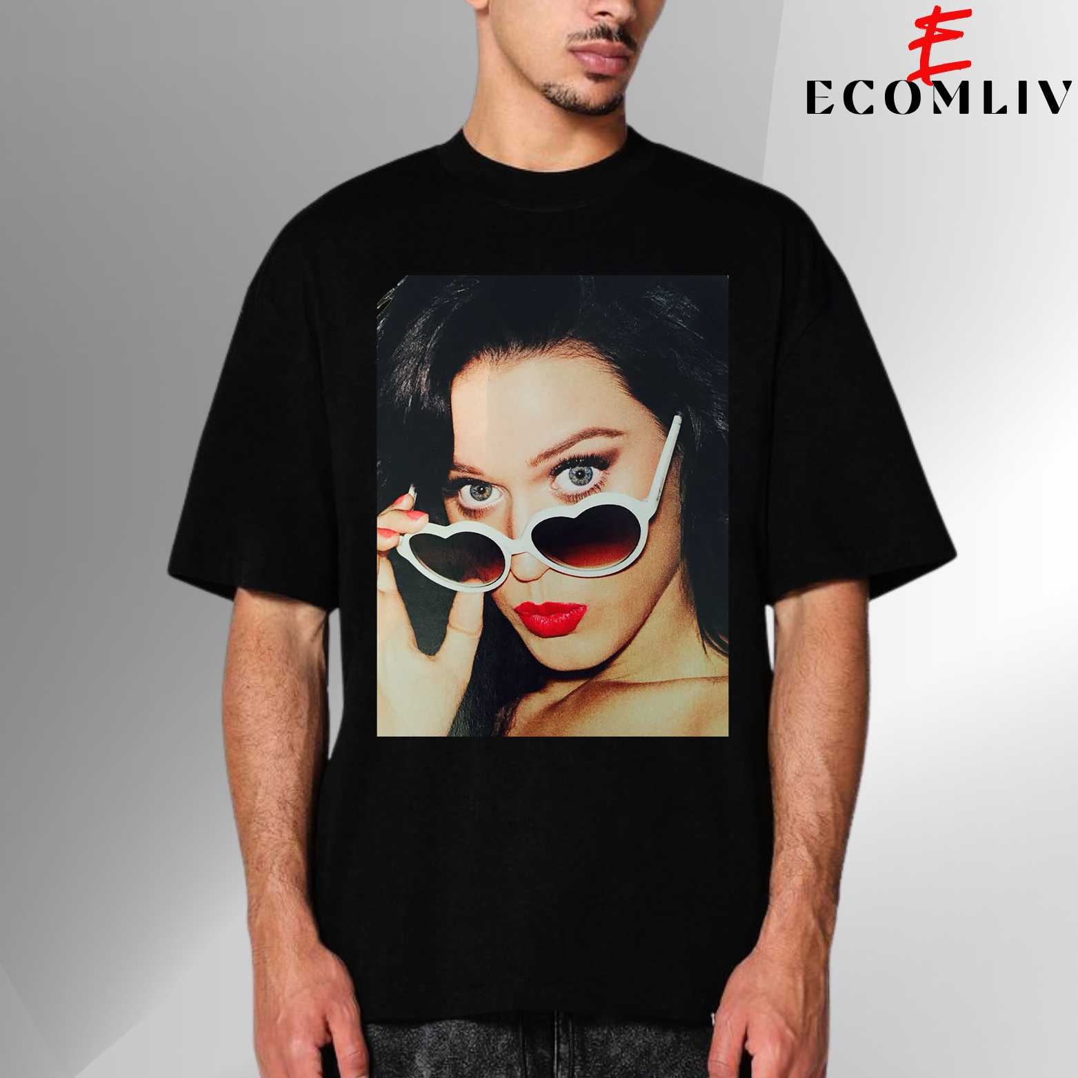 Katy Perry Face Graphic Tee Music T Shirt Unisex Pop Streetwear Style 1